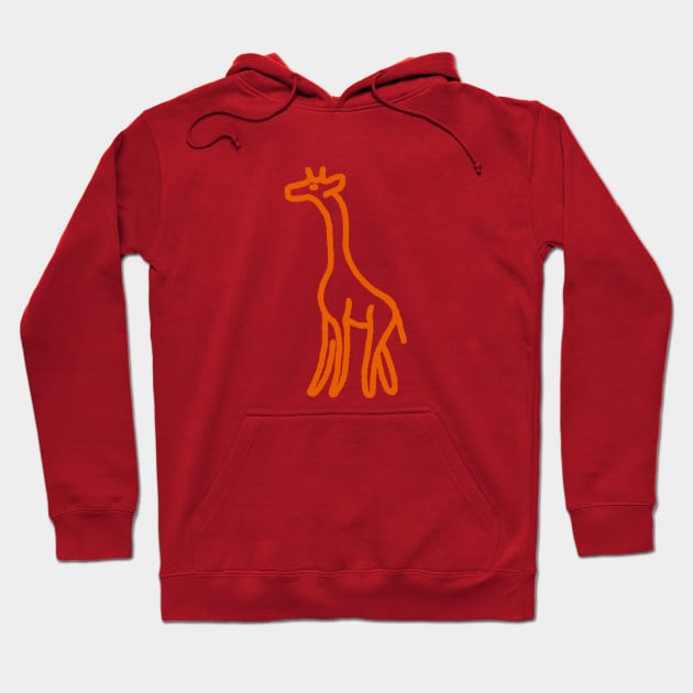 Giraffe Hoodie by kmtnewsman